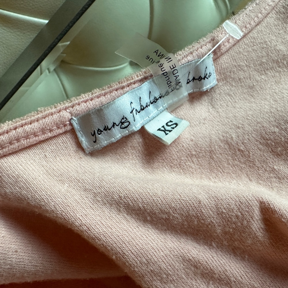 Young Fabulous Broke Ashby Romper XS Ombré Pink Terry - Picture 4 of 8